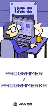 zaposlimo programerja/ko