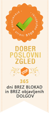 Certifikat Dober poslovni zgled