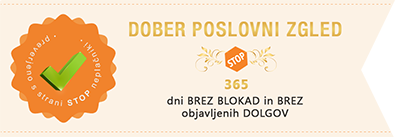 Certifikat Dober poslovni zgled